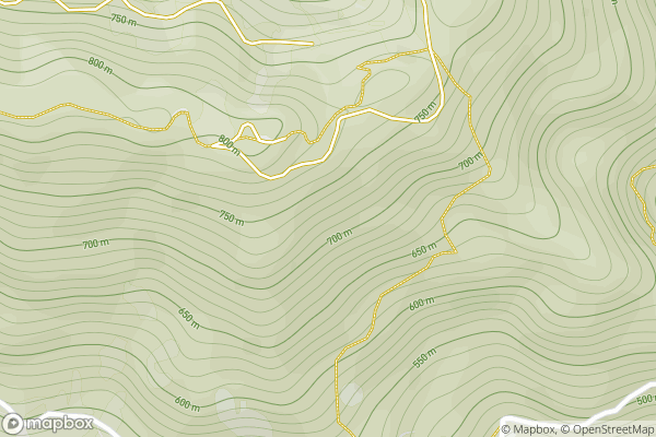 static Mapbox map