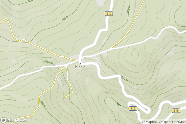 static Mapbox map