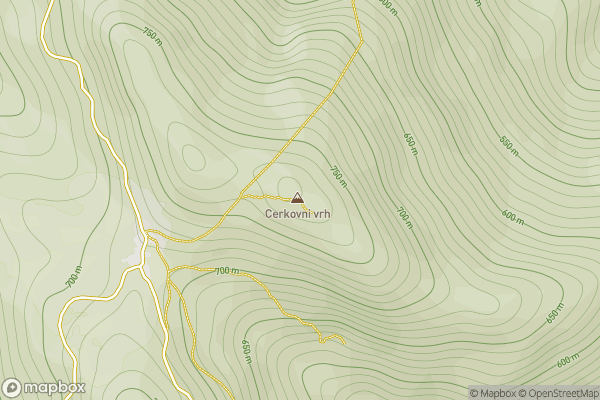 static Mapbox map