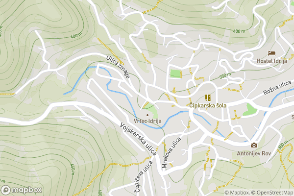 static Mapbox map