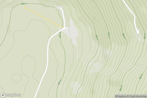 static Mapbox map
