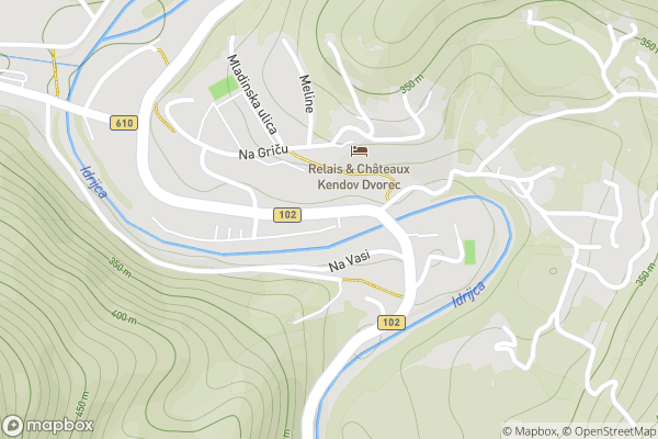 static Mapbox map