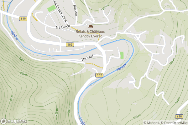 static Mapbox map