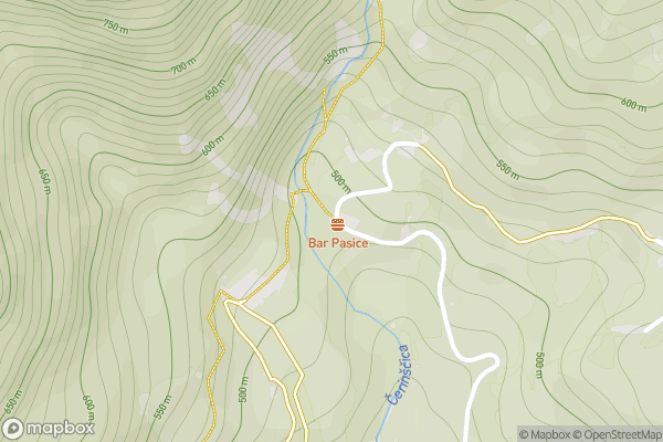 static Mapbox map