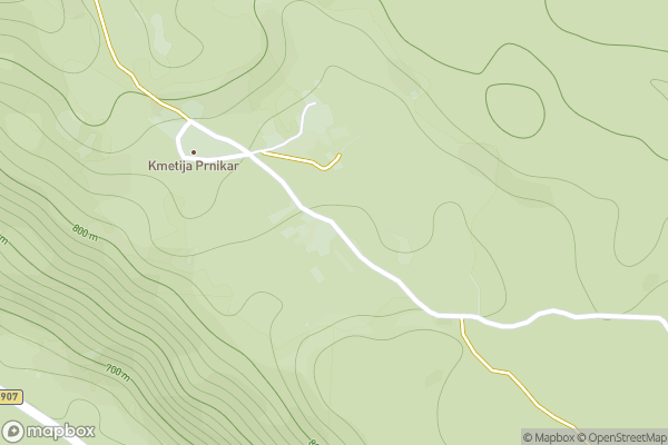 static Mapbox map