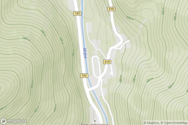 static Mapbox map