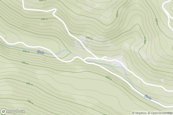 static Mapbox map