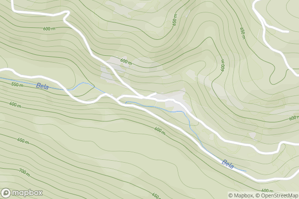 static Mapbox map