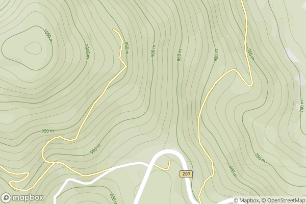 static Mapbox map