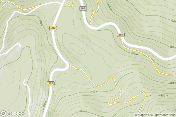static Mapbox map