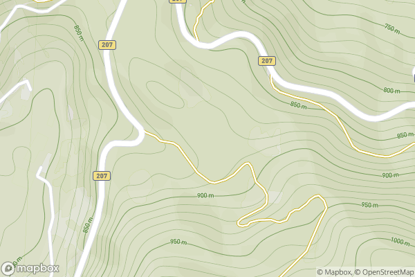 static Mapbox map