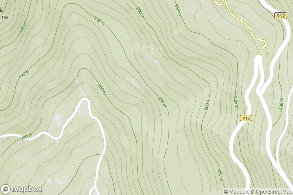 static Mapbox map