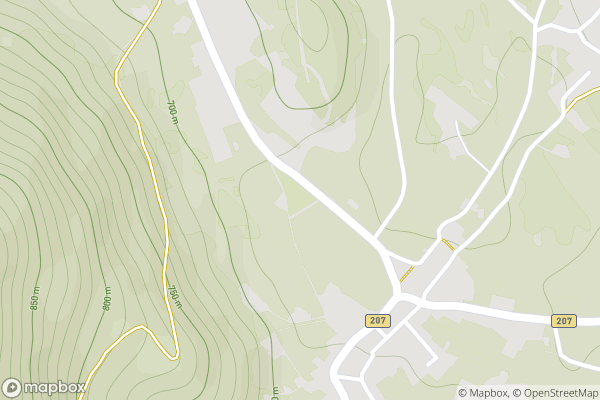 static Mapbox map