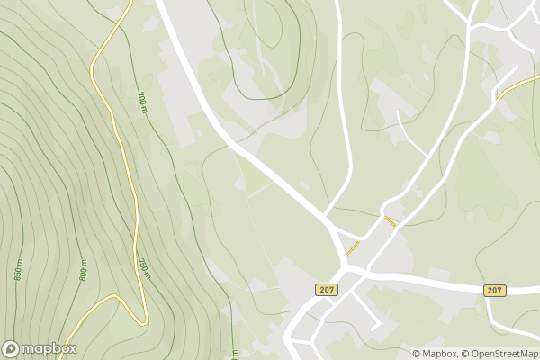 static Mapbox map
