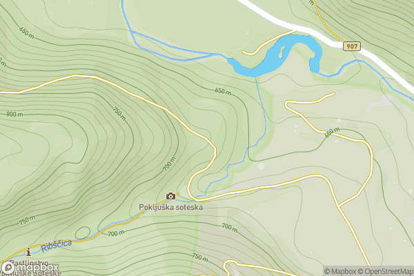 static Mapbox map