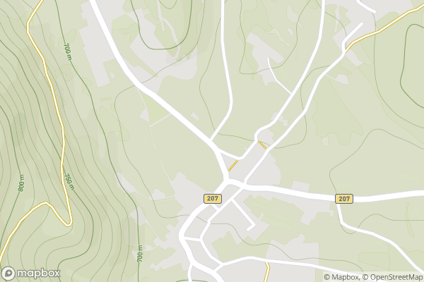 static Mapbox map