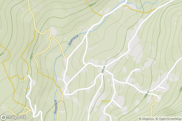 static Mapbox map