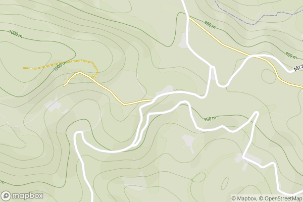 static Mapbox map