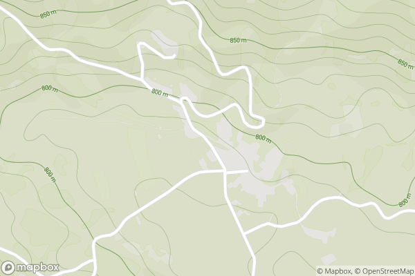 static Mapbox map