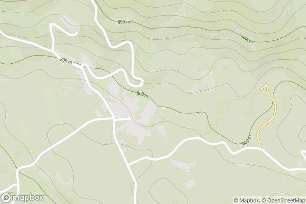 static Mapbox map