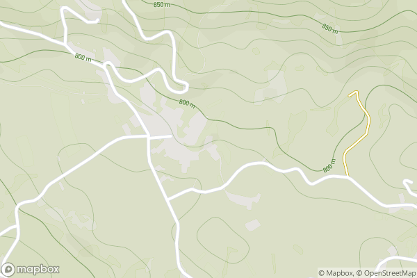 static Mapbox map