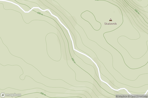 static Mapbox map