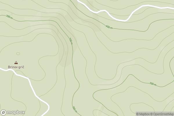 static Mapbox map