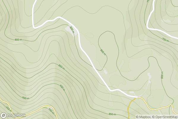 static Mapbox map
