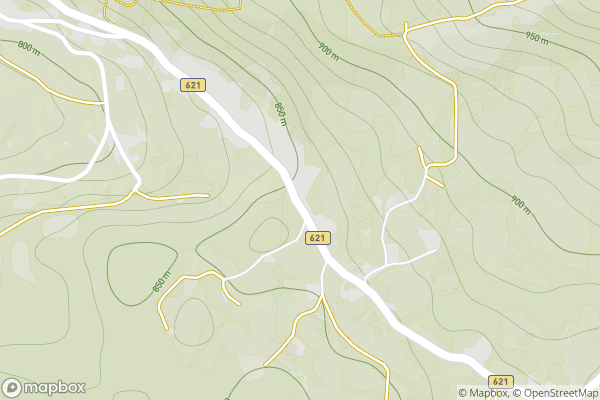 static Mapbox map