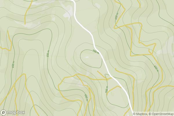 static Mapbox map