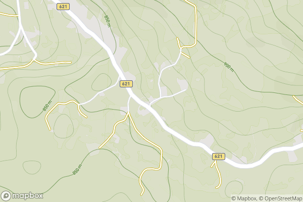 static Mapbox map