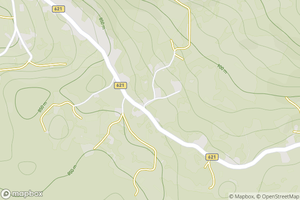 static Mapbox map