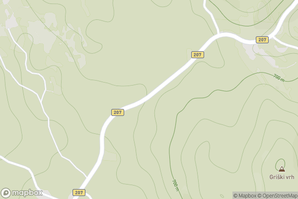 static Mapbox map