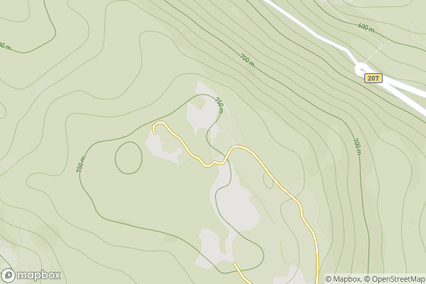 static Mapbox map