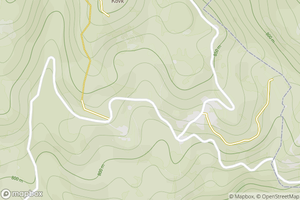 static Mapbox map