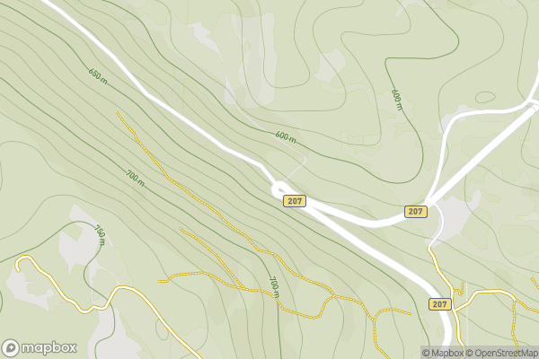 static Mapbox map