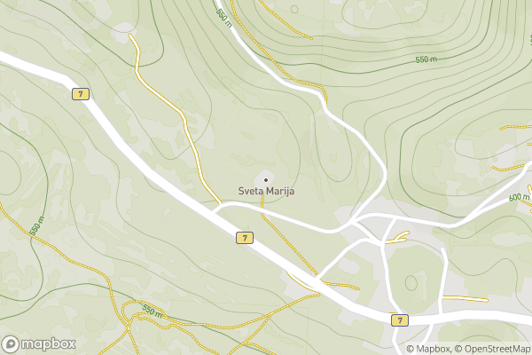 static Mapbox map