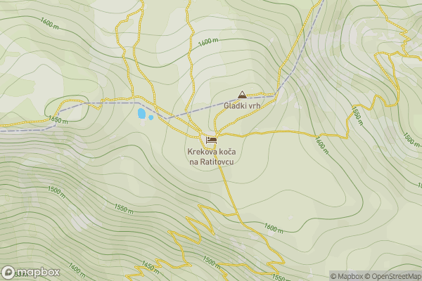 static Mapbox map