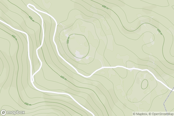 static Mapbox map