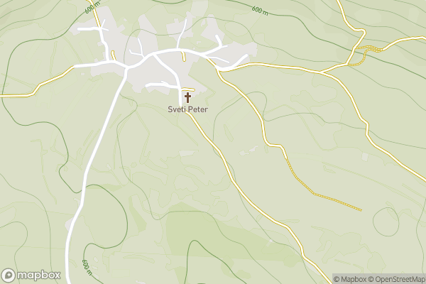 static Mapbox map