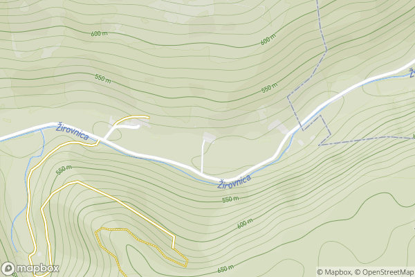 static Mapbox map