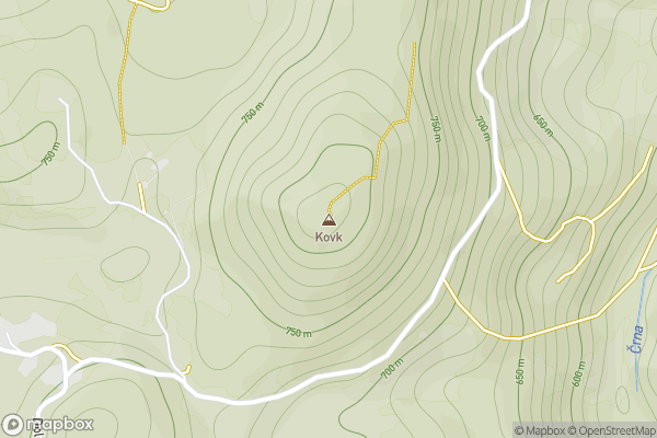 static Mapbox map