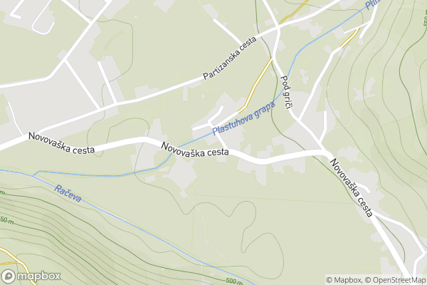static Mapbox map