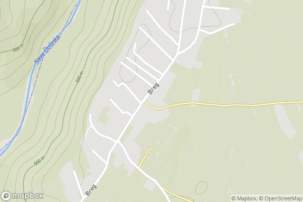 static Mapbox map