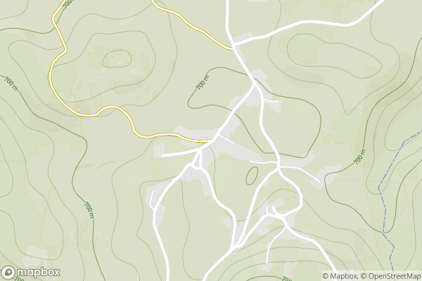 static Mapbox map
