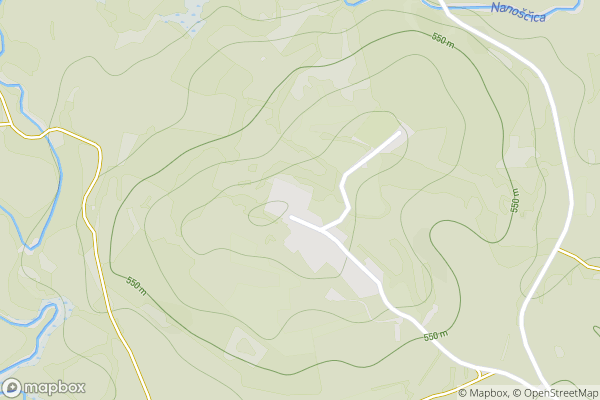 static Mapbox map