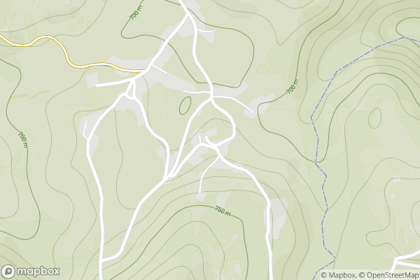 static Mapbox map