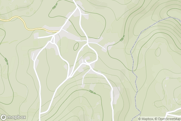 static Mapbox map