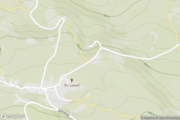 static Mapbox map