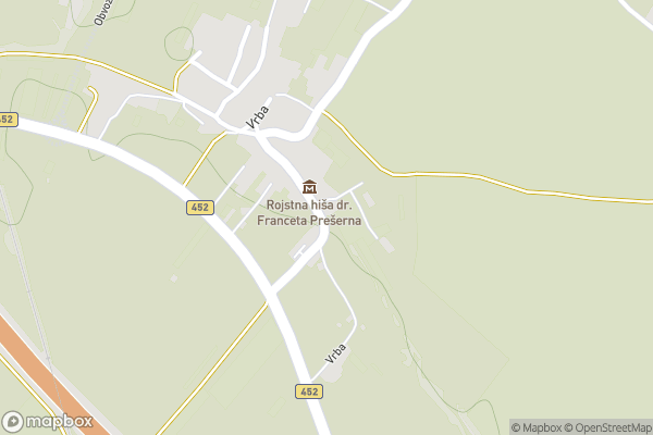 static Mapbox map